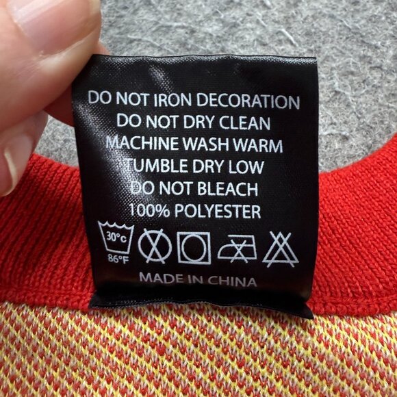 LA Knight WWE Sweater Men XL Black Red Christmas Long Sleeve Graphic "YEAH" Crew - Picture 6 of 13